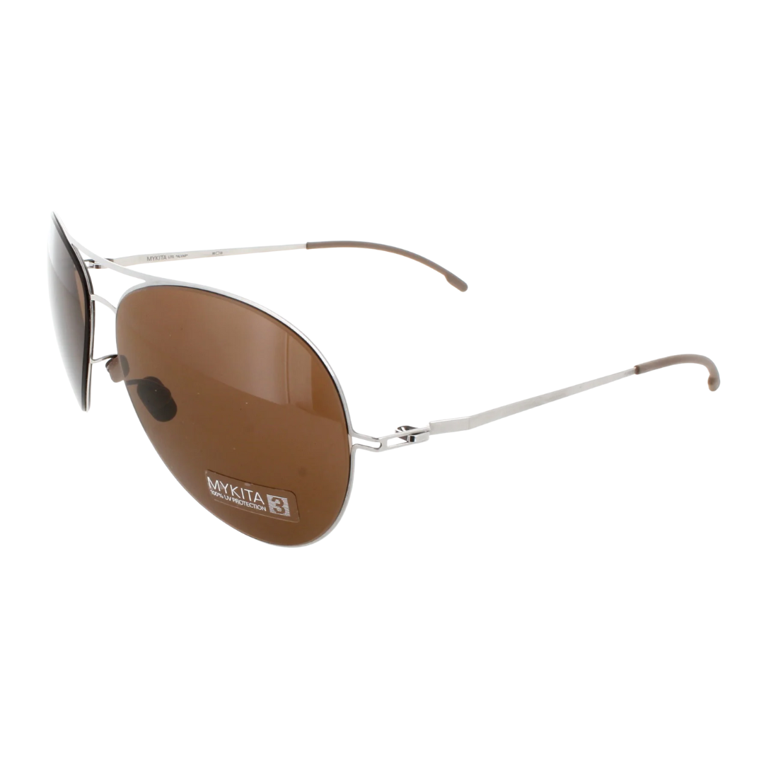 MYKITA LITE‑SUN‑ALVAR‑SHINNY‑SILVER Sunglasses