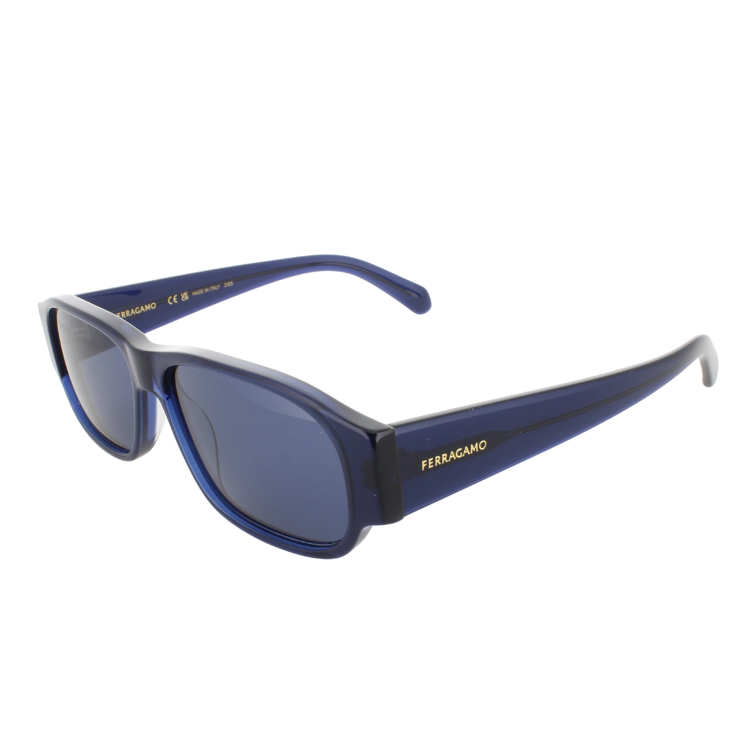 Salvatore Ferragamo SF1109S Blue Rectangular Sunglasses