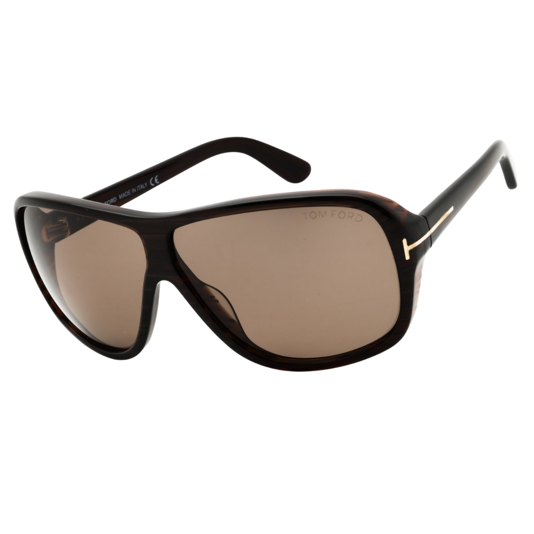 Tom Ford FT0242 Striped Brown Sunglasses