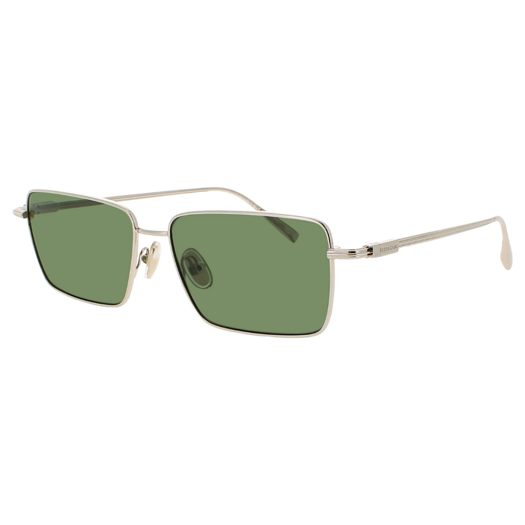 Salvatore Ferragamo SF309S Green Rectangular Sunglasses