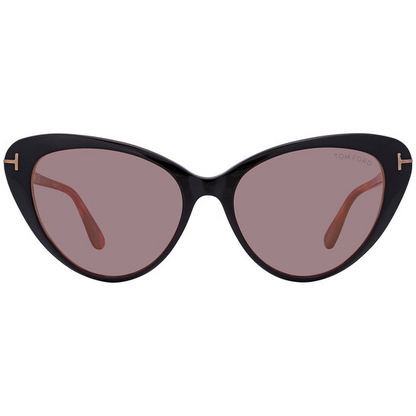 Tom Ford FT0869 Harlow Violet Cat Eye Ladies Sunglasses