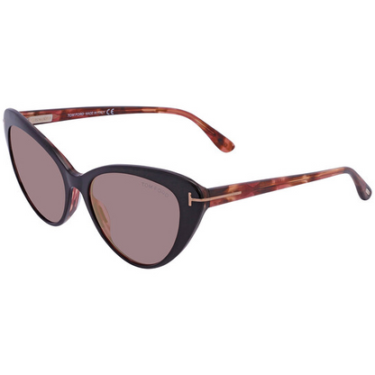 Tom Ford FT0869 Harlow Violet Cat Eye Ladies Sunglasses