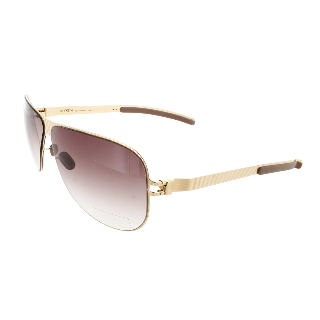 Mykita No1-Sun-Ava-Gold-Line sunglasses
