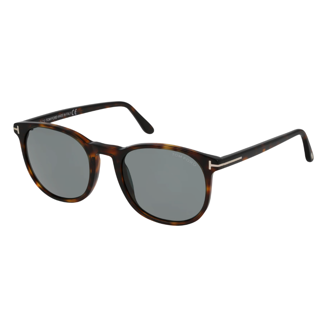 Tom Ford FT0858 Ansel Blue Round Men’s Sunglasses